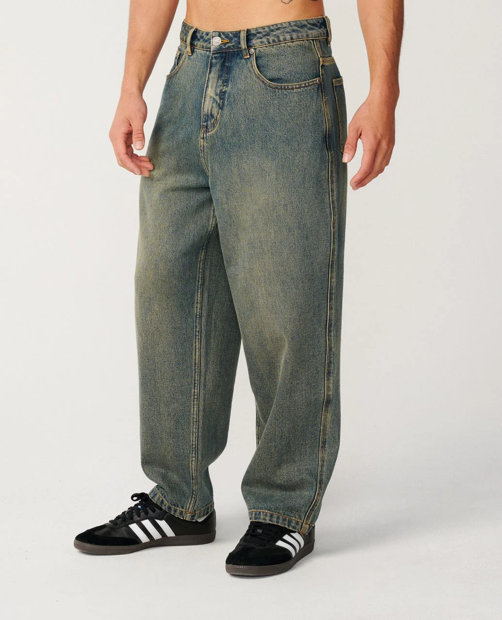 Archive Dirty Denim Pant - Image 2