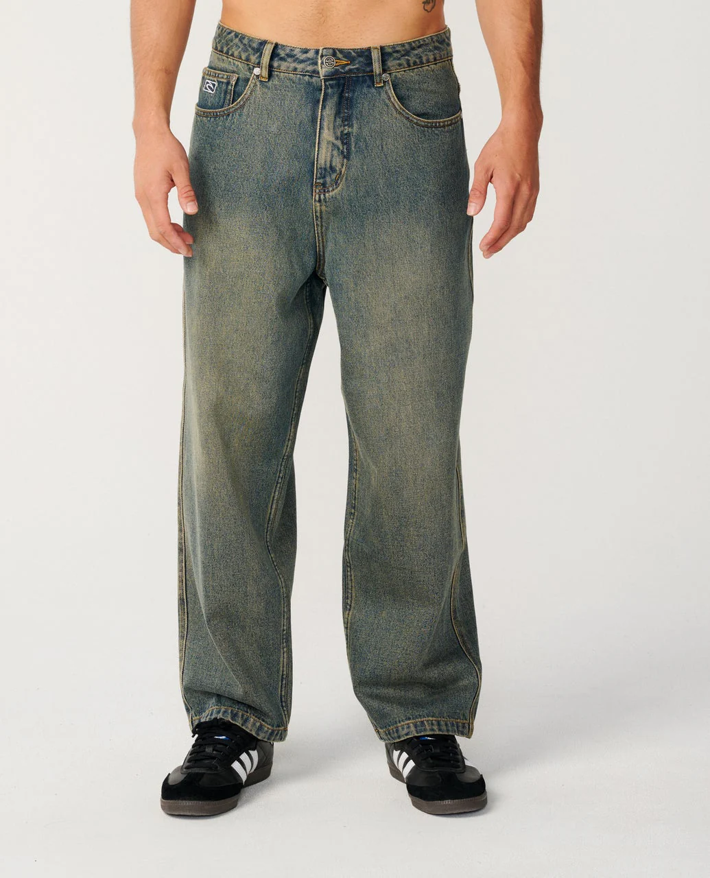 Archive Dirty Denim Pant - Image 4