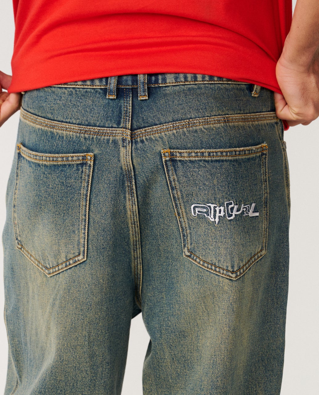 Archive Dirty Denim Pant - Image 6