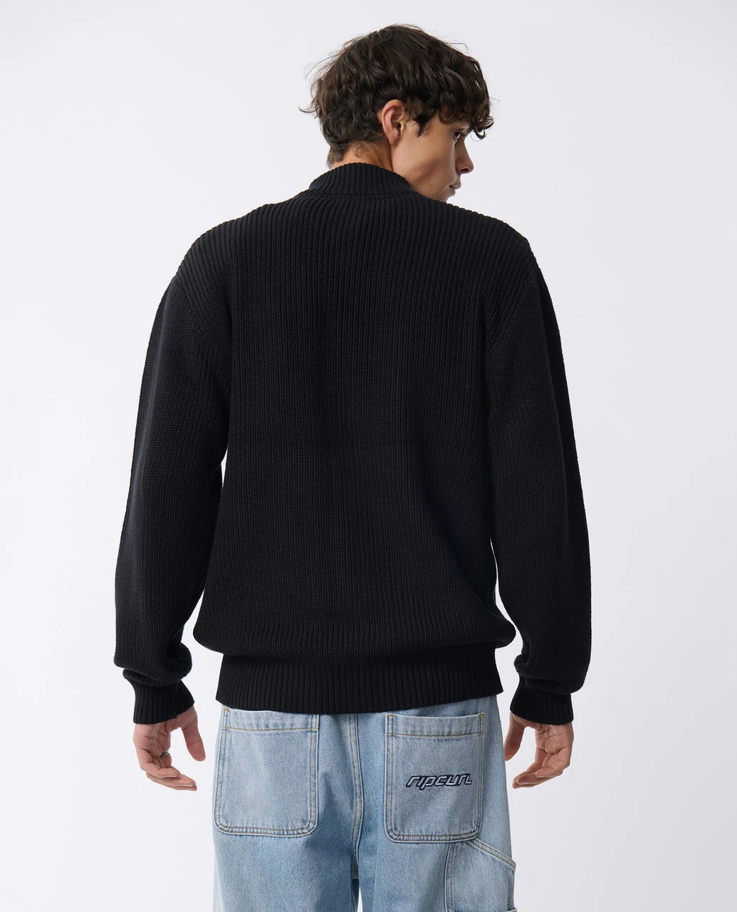 Archive Zip Through Knit Crew - Image 2