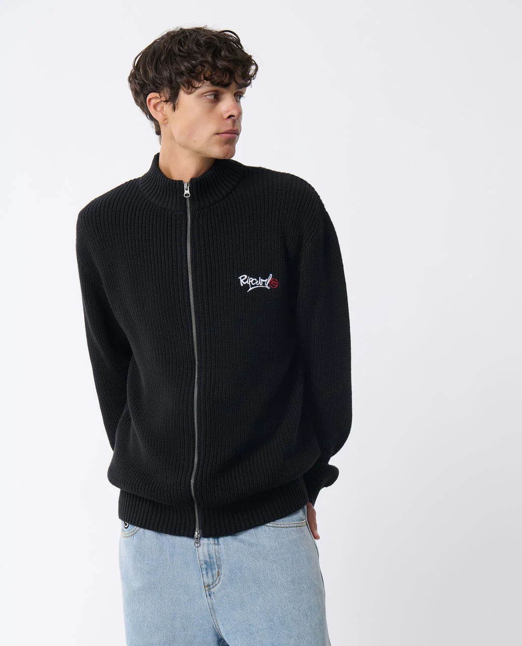 Archive Zip Through Knit Crew - Image 3