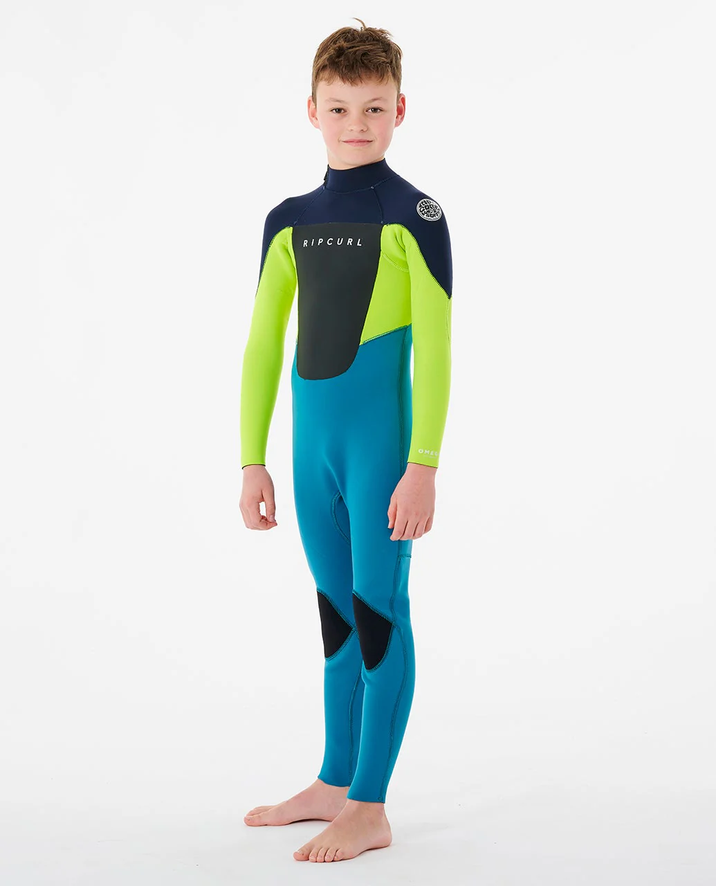Boys Omega 3/2 GB Back-Zip Wetsuit - Image 2