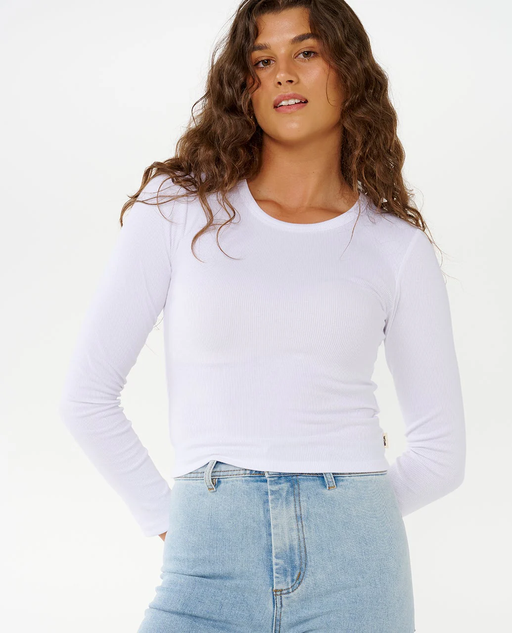 Classic Ribbed Long Sleeve Tee - Image 6
