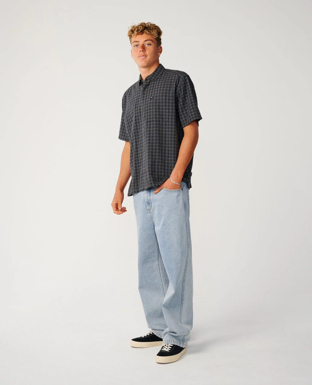 Classic Surf Check Short Sleeve Shirt - Image 5