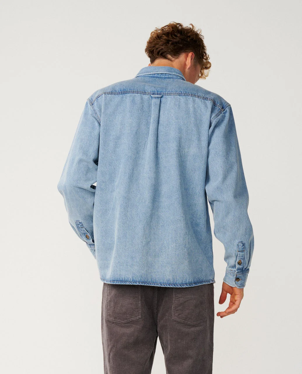 Classic Surf Denim Long Sleeve Shirt - Image 2