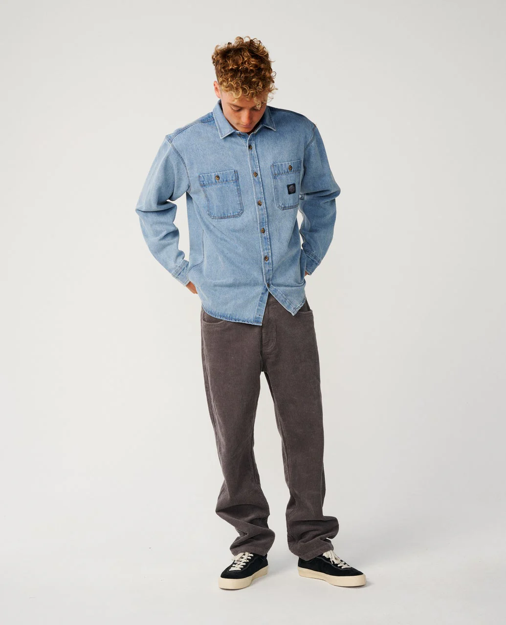 Classic Surf Denim Long Sleeve Shirt - Image 5