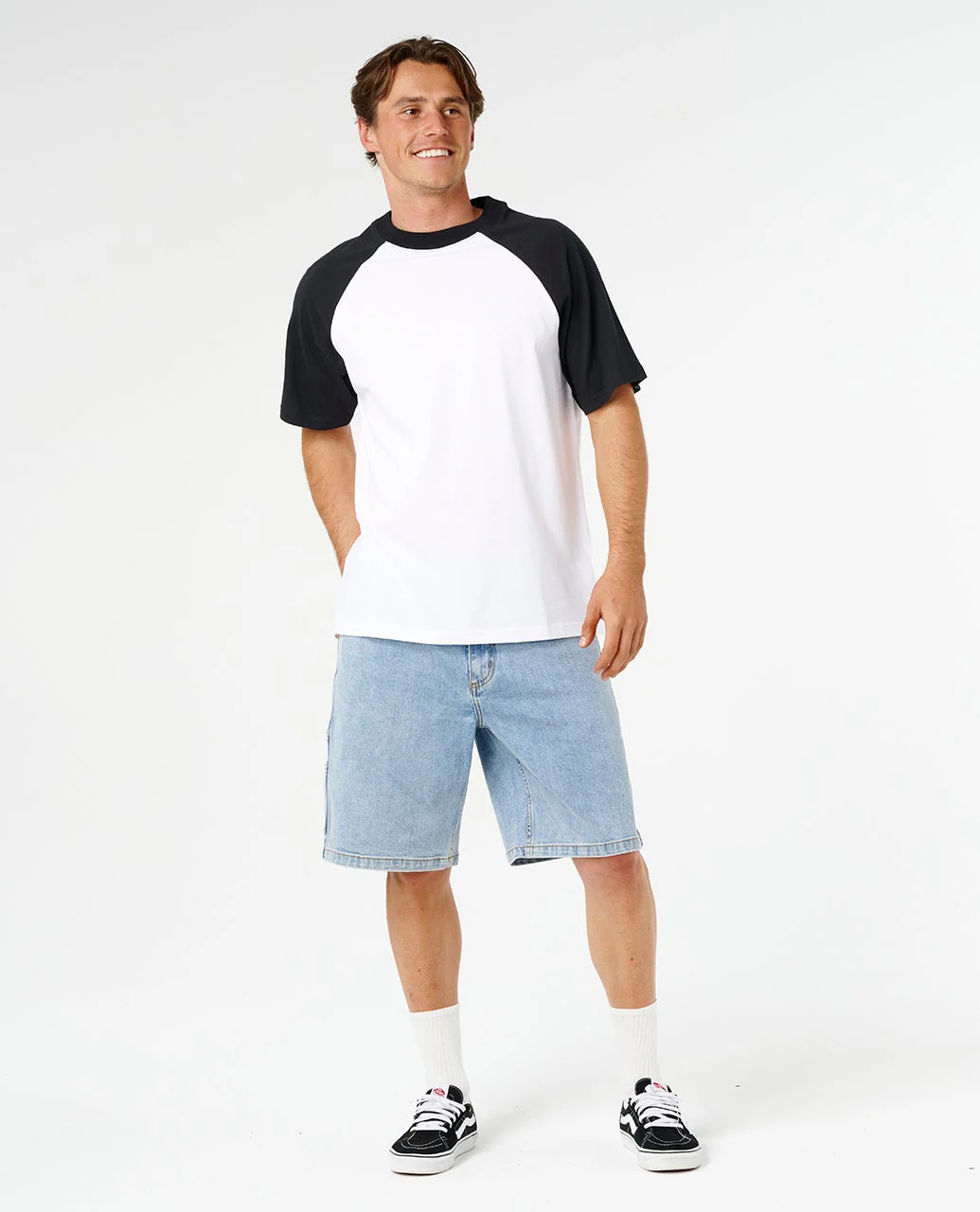 Classic Surf Raglan Loose Tee - Image 4