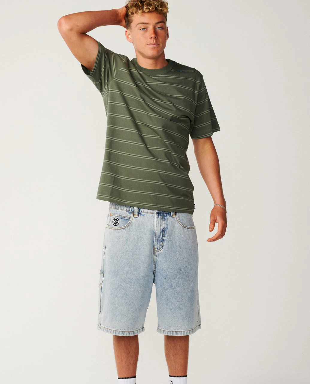 Classic Surf Stripe Relaxed Tee - Image 6