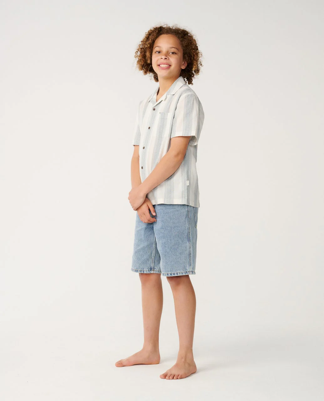 Classic Surf Weaver Short Sleeve Shirt - Kids - Image 4