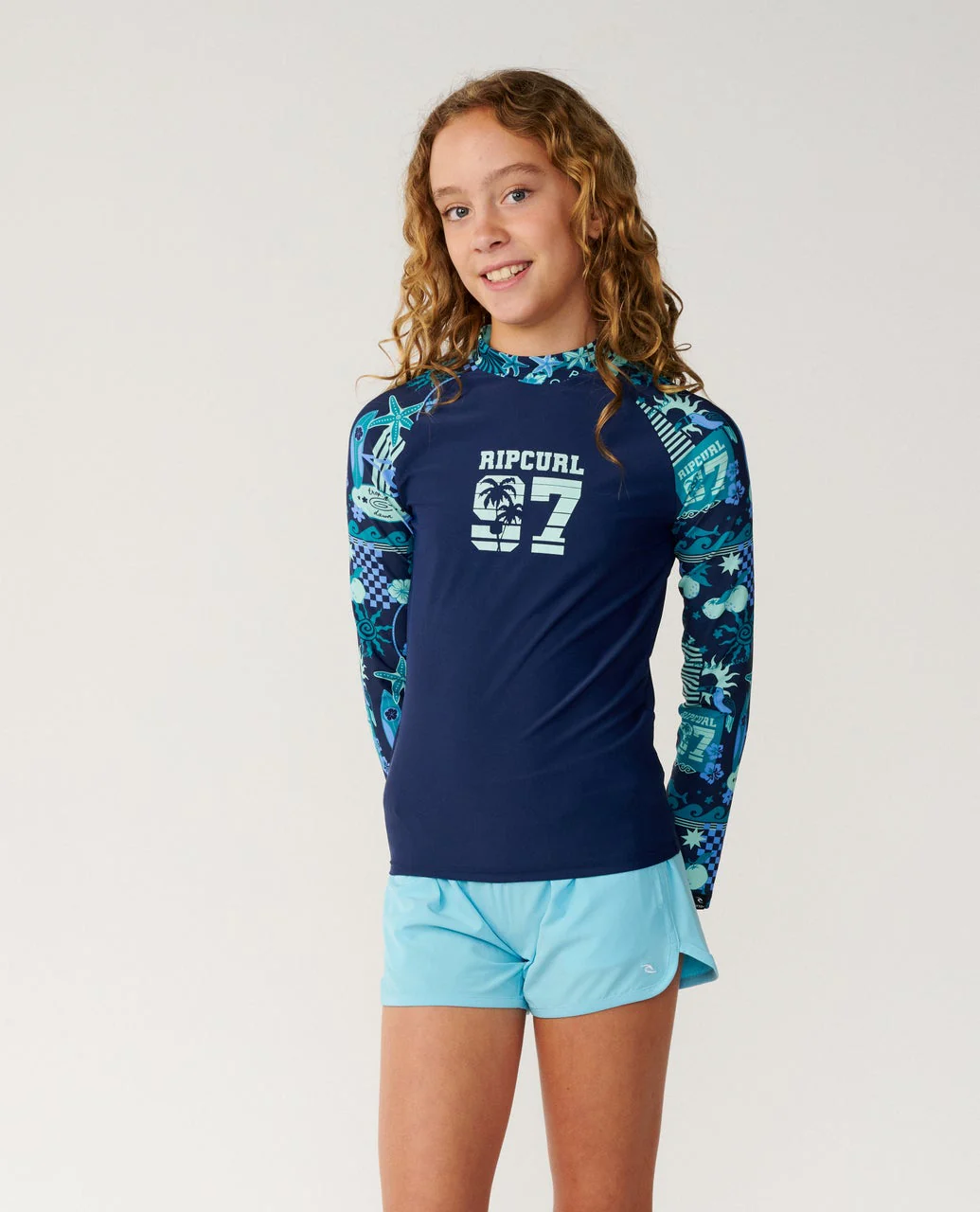 Costa Del Sol Long Sleeve Rash Vest - Kids - Image 2