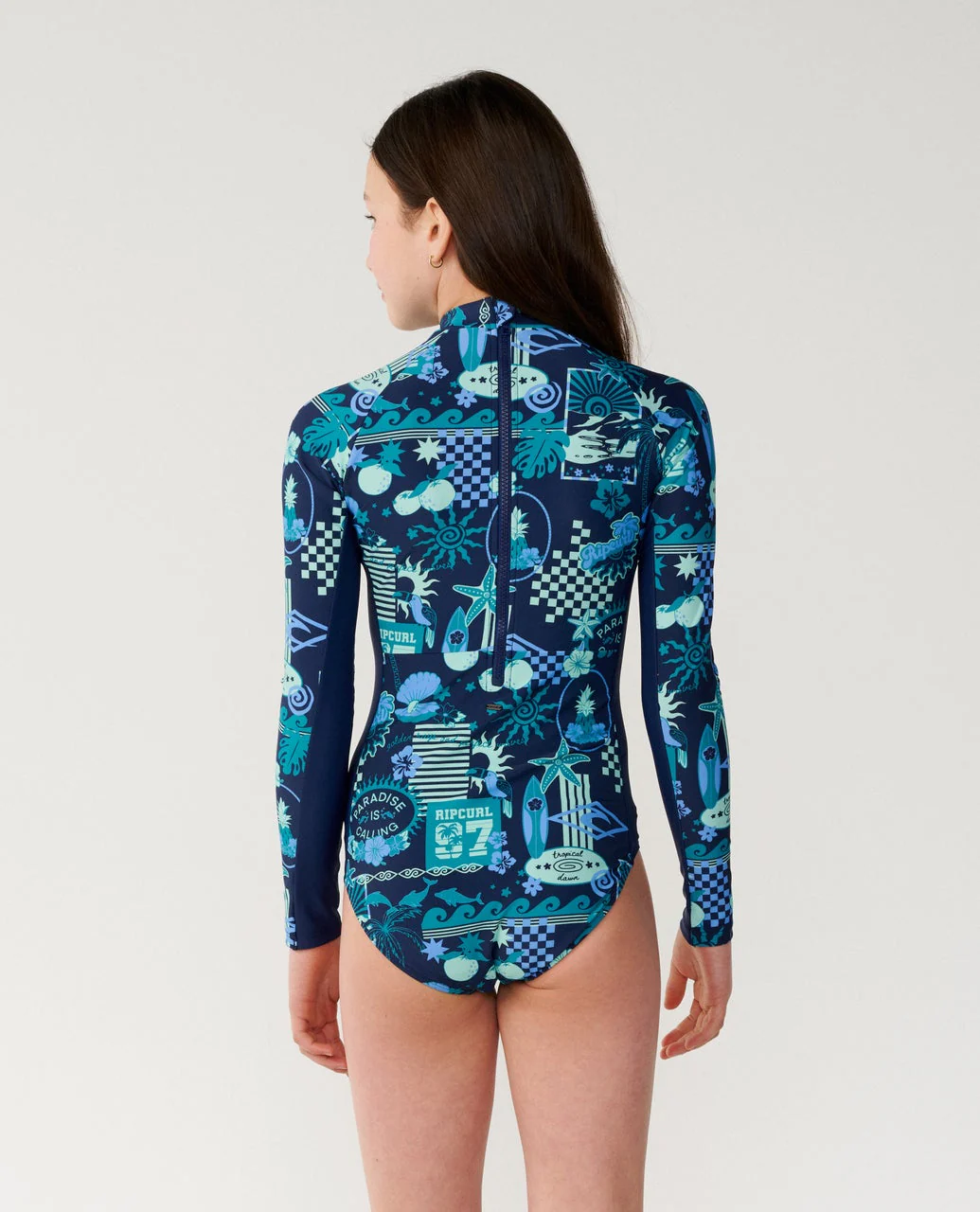 Costa Del Sol Long Sleeve Surfsuit - Kids - Image 3