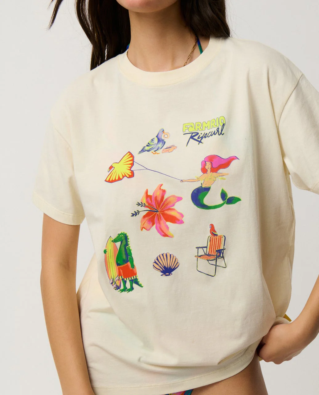 Farm Rio Desire Relaxed Tee - Image 6
