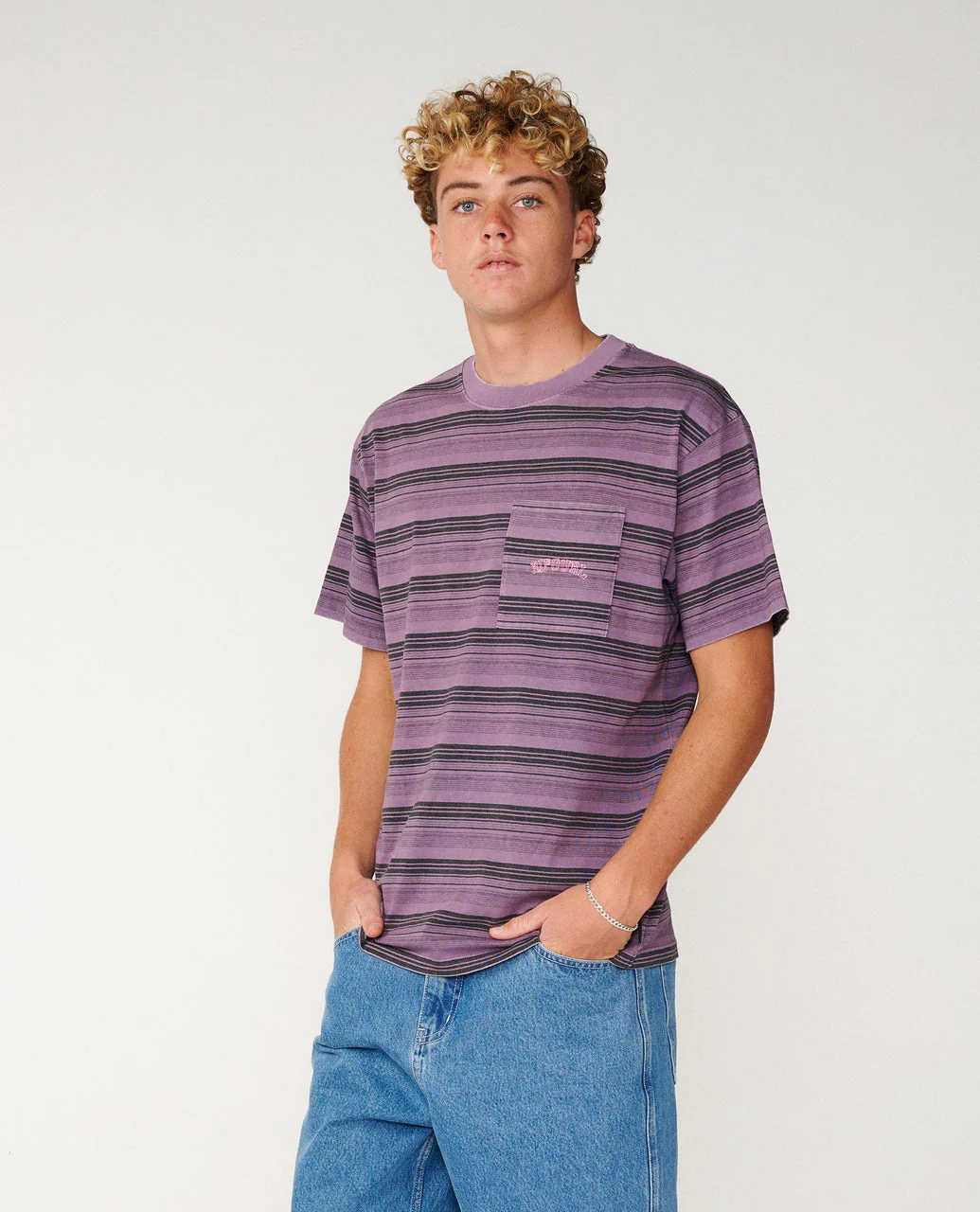 Disorder Stripe Loose Tee - Image 4