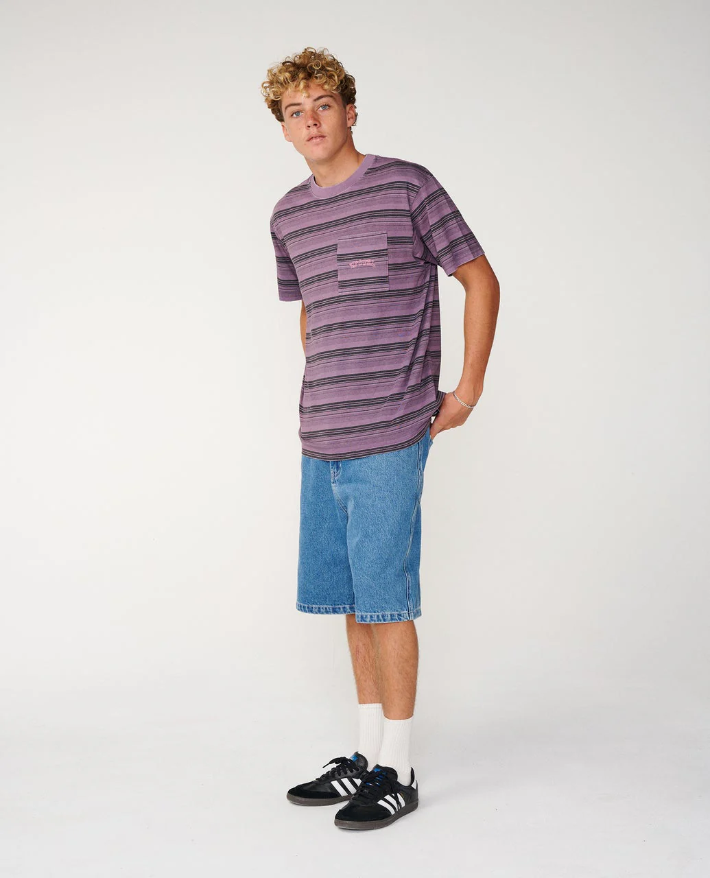 Disorder Stripe Loose Tee - Image 5