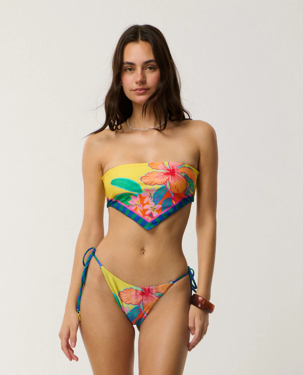 Farm Rio Bliss Scarf Bandeau Top - Image 3