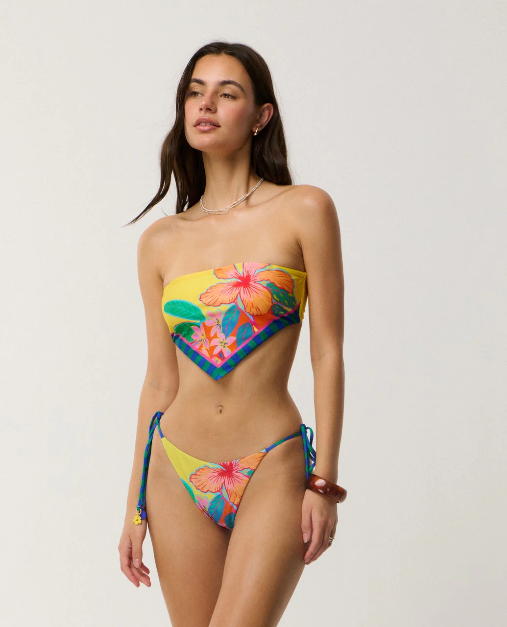 Farm Rio Bliss Scarf Bandeau Top - Image 5