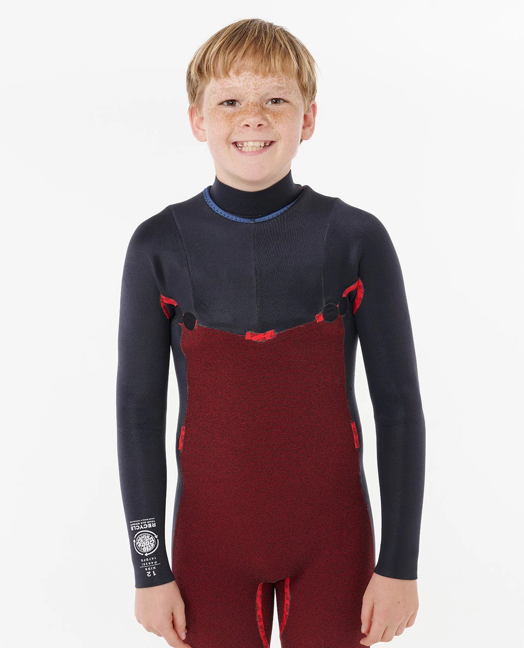 Kids Dawn Patrol 4/3 Chest Zip Steamer - Image 10