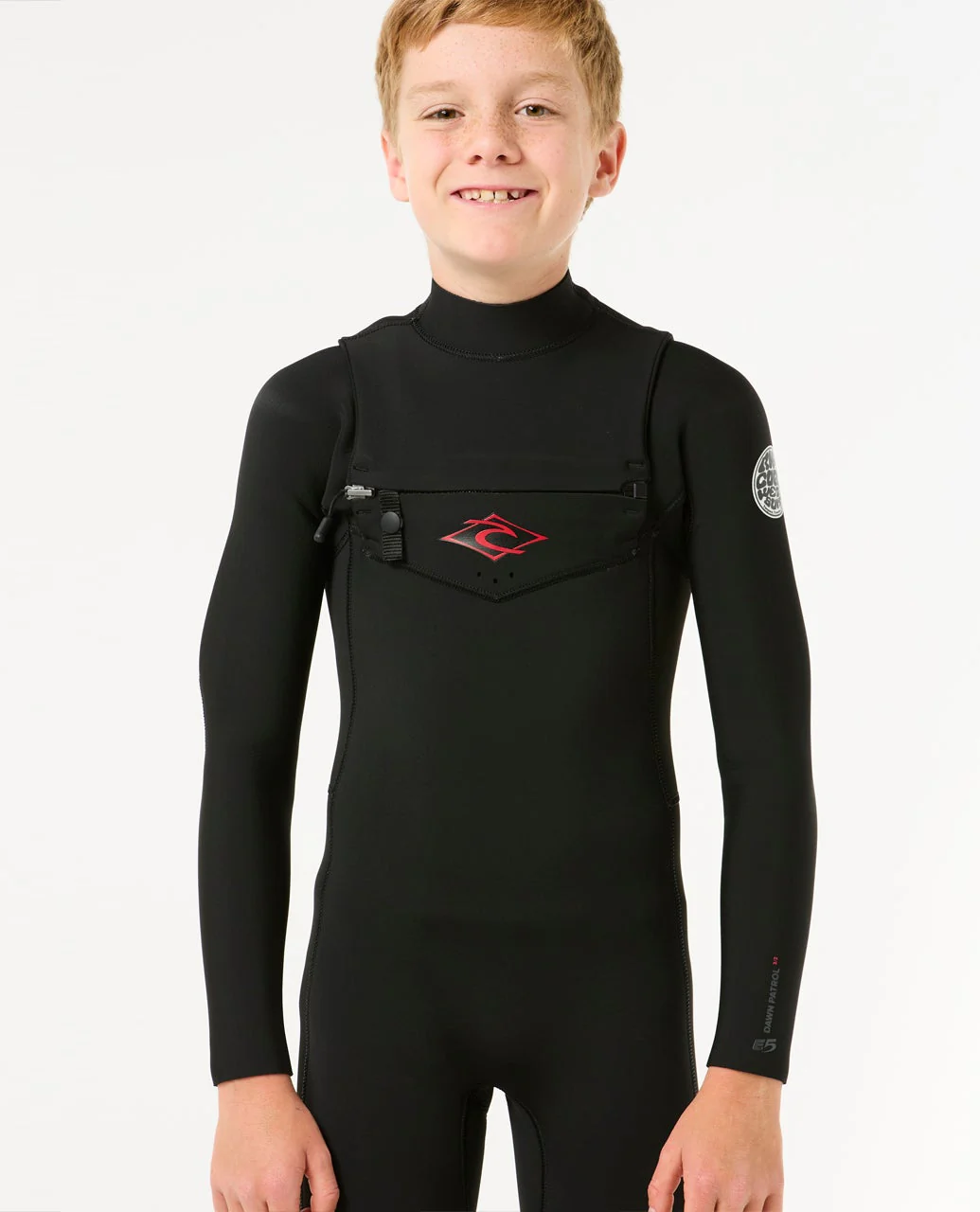 Kids Dawn Patrol 4/3 Chest Zip Steamer - Image 6