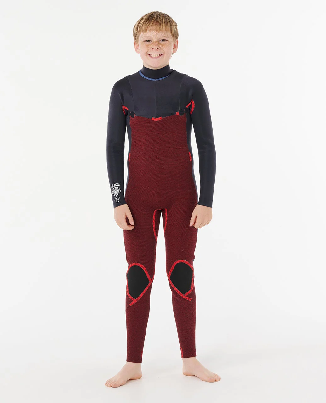 Kids Dawn Patrol 4/3 Chest Zip Steamer - Image 7