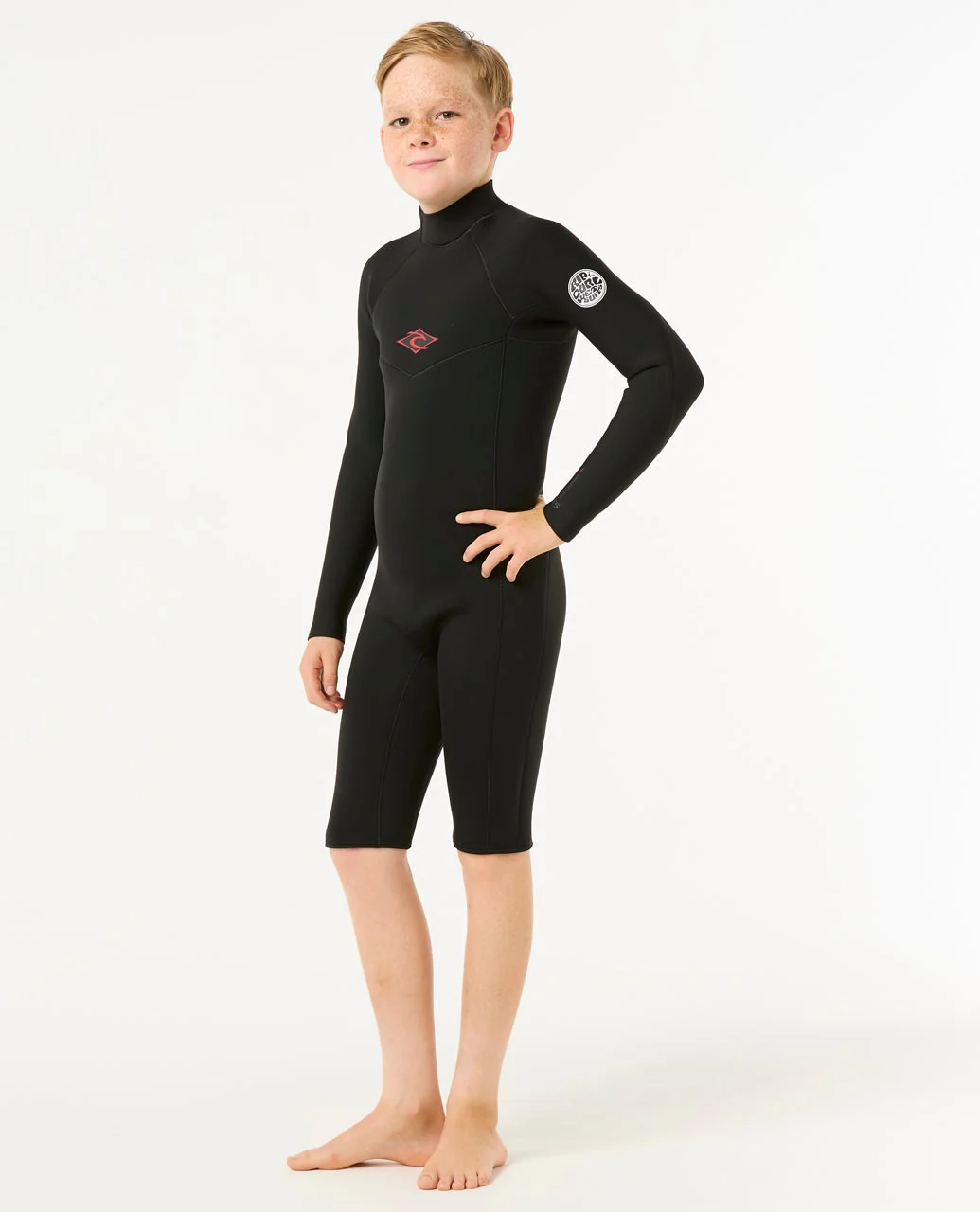 Kids Dawn Patrol Long Sleeve 2mm Back Zip  Spring Suit Wetsuit - Image 2