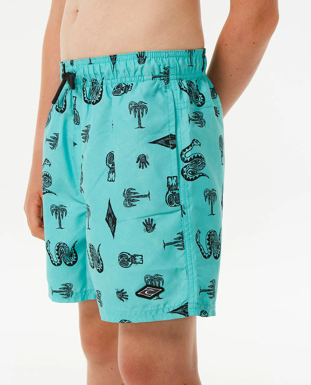 Lost Islands Motif Volley Short Boy - Image 5
