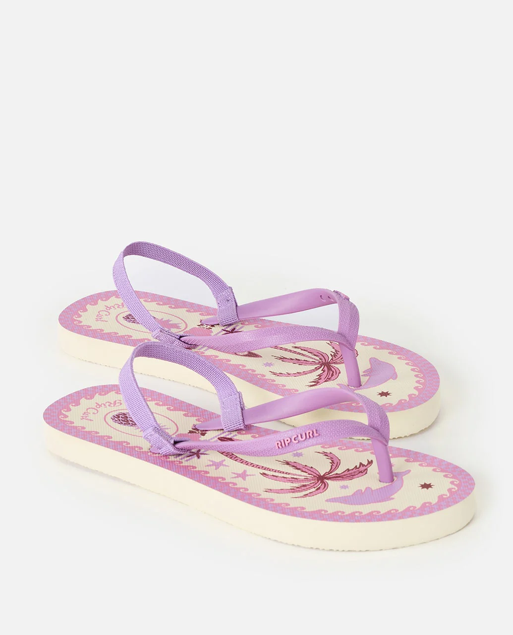 Mixed Bloom Open Toe Sandal - Girls