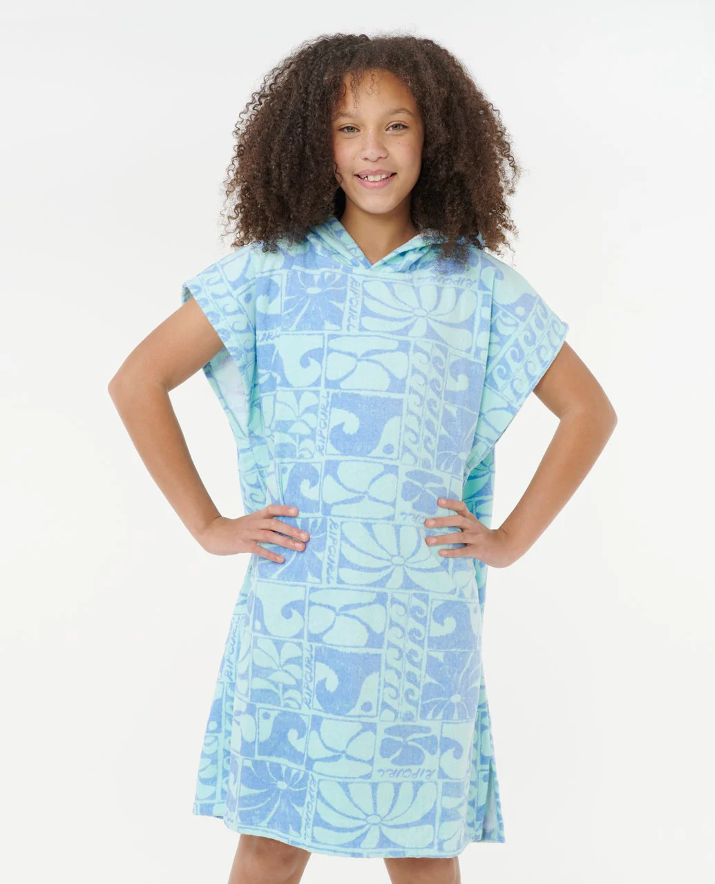 Mixed Cotton Hooded Towel - Girls - Image 5