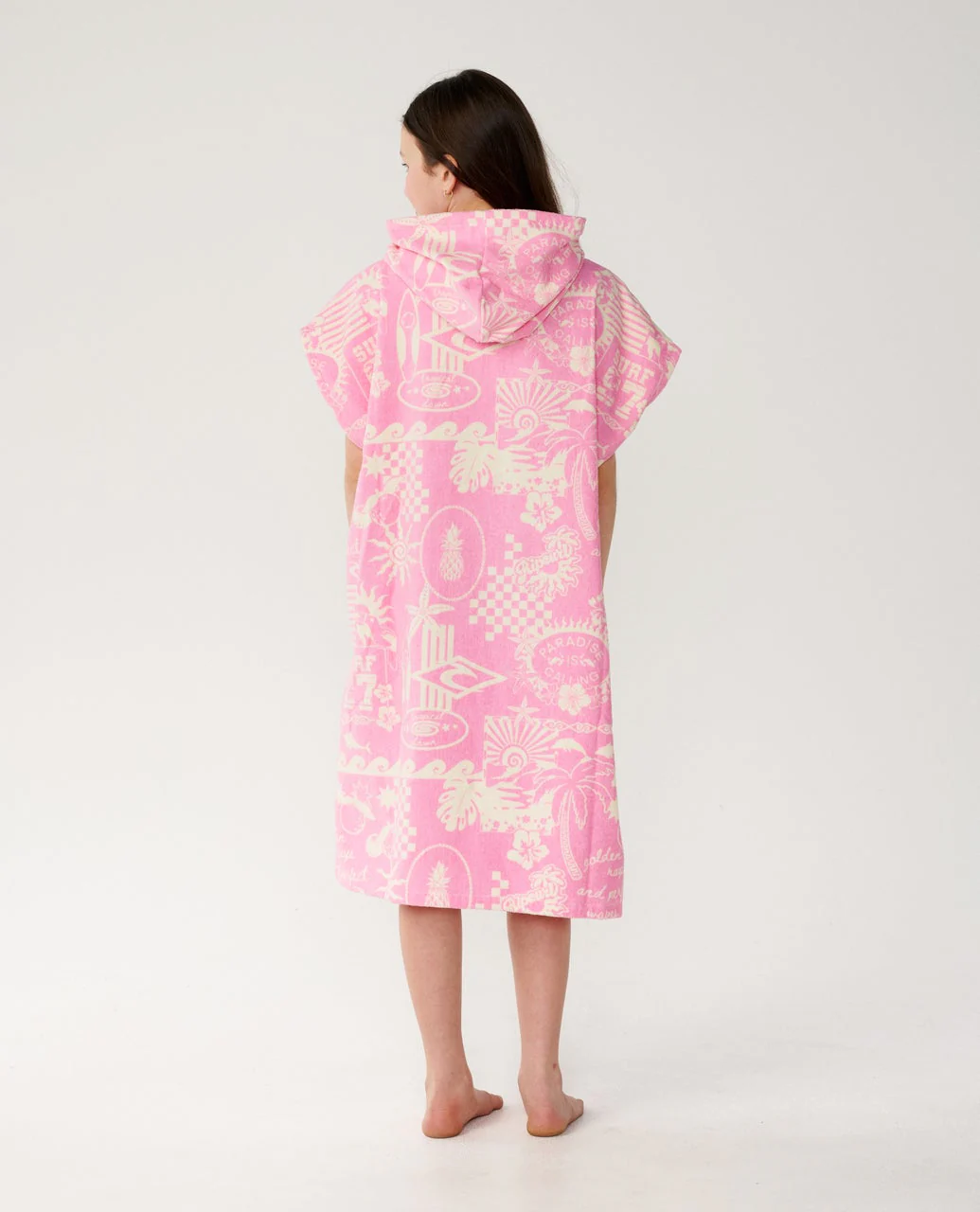 Mixed Hooded Towel - Girls - Image 3