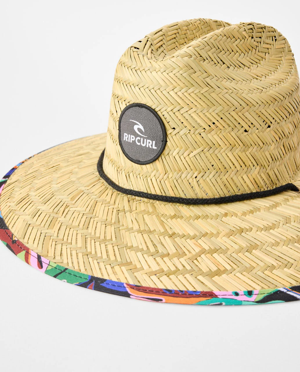 Mixed Straw Sun Hat - Image 4