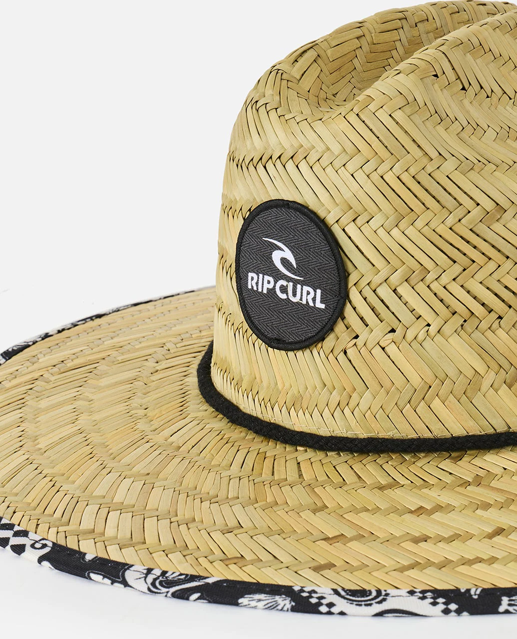 Mixed Straw Sun Hat - Image 4