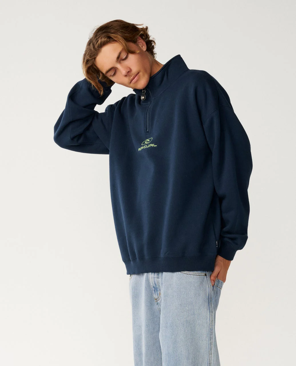 Pill Icon 1/4 Zip Crew - Image 3