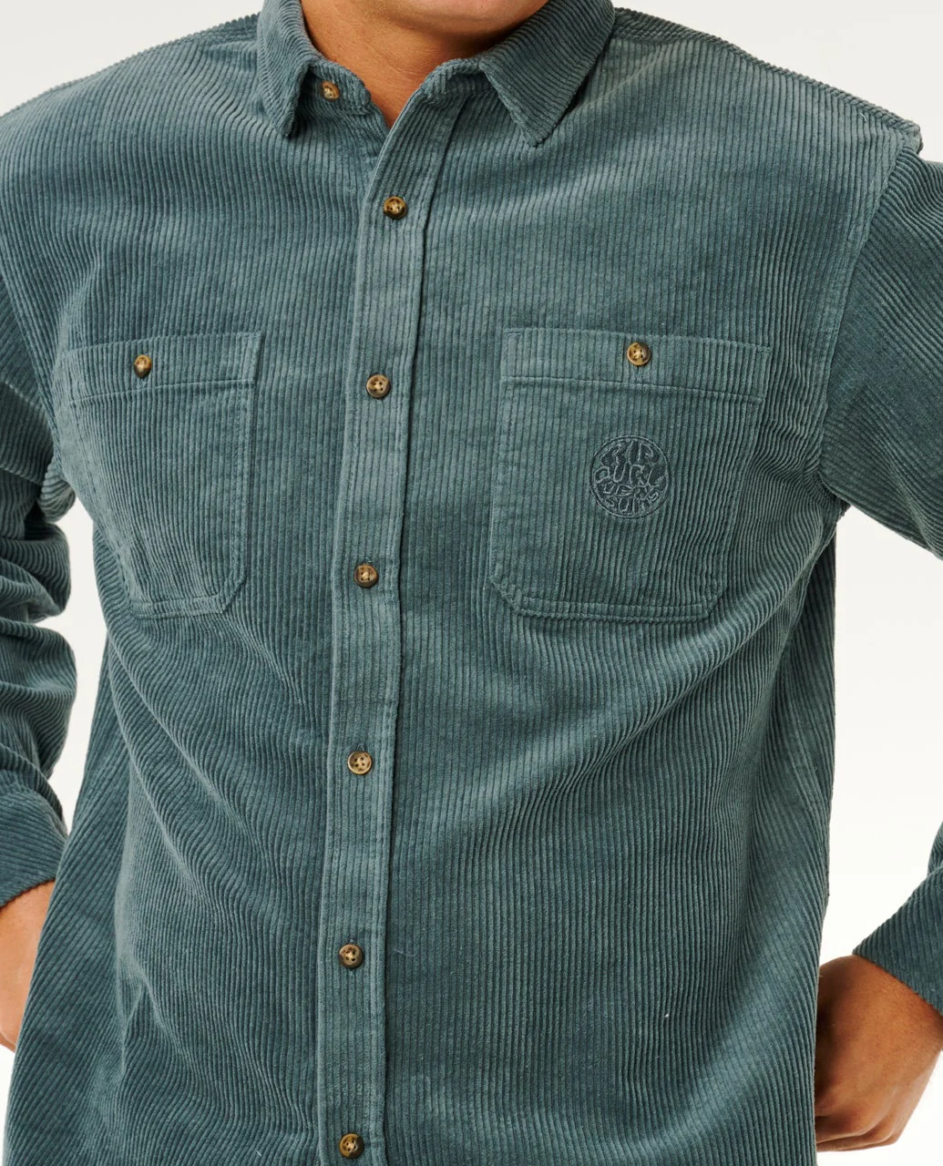 Premium Surf Cord Long Sleeve Shirt - Image 5