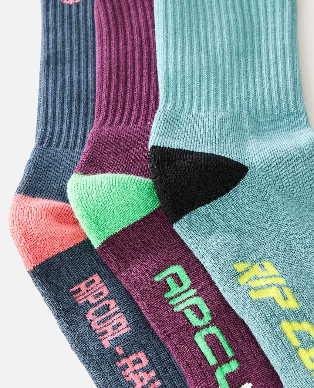 Retro Crew Sock - 3 Pack - Image 3