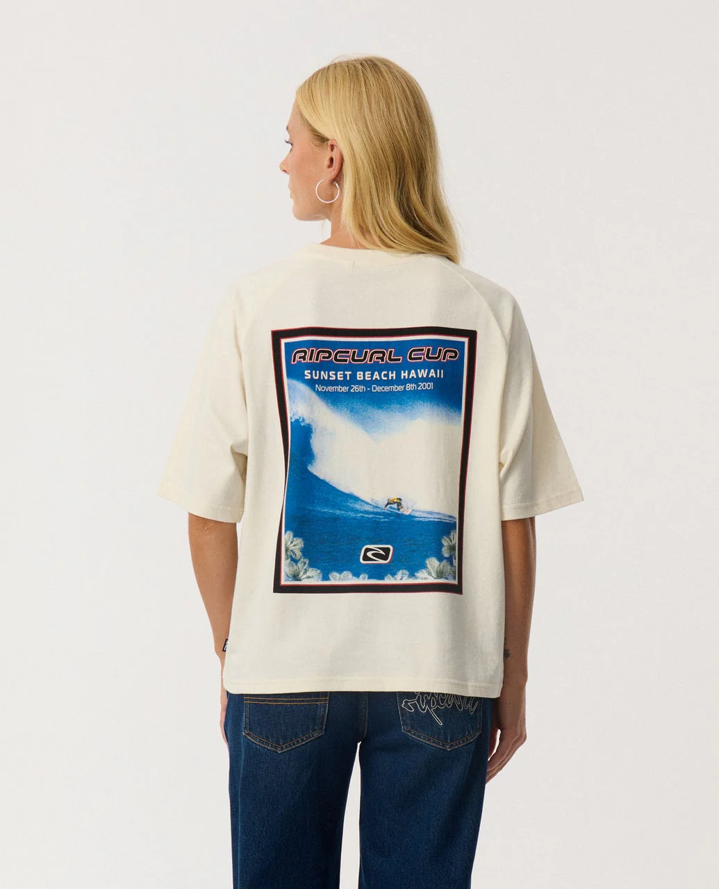 Sunset Beach Raglan Boxy Tee - Image 5