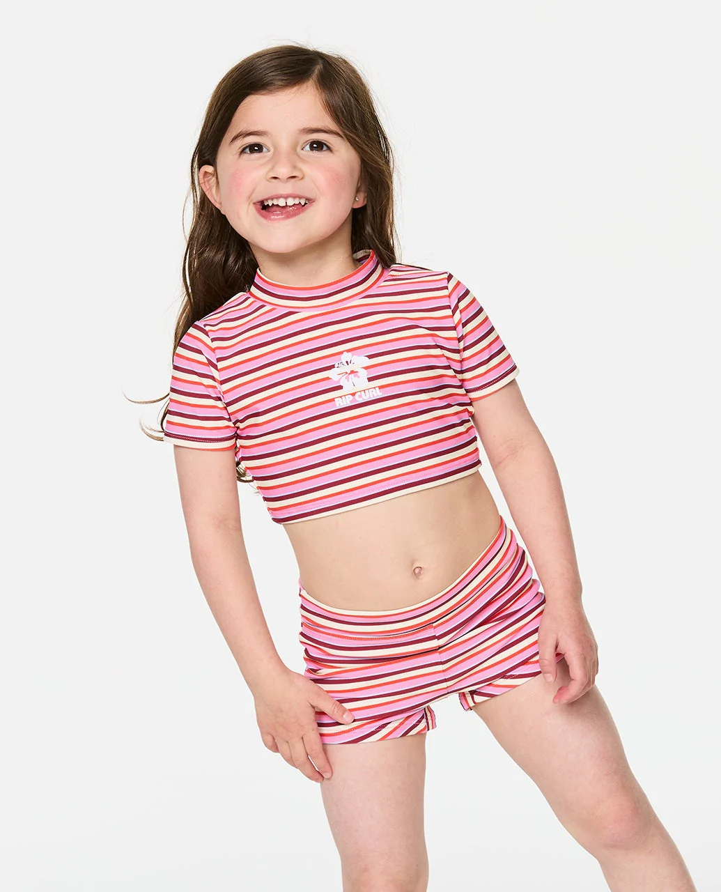 Sunset Stripe Bikini Set - Kids