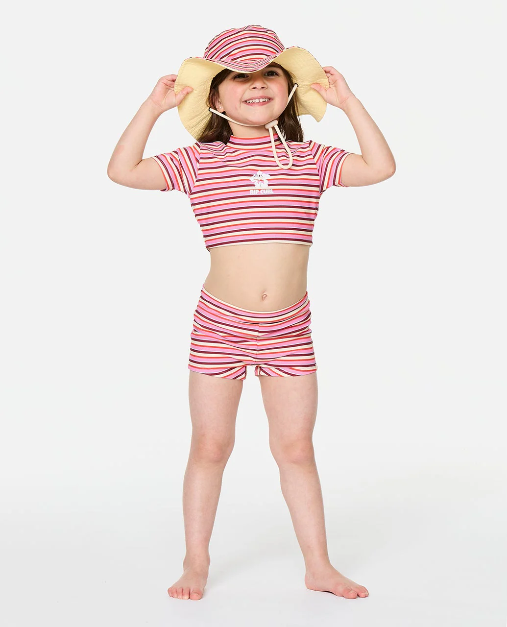 Sunset Stripe Bikini Set - Kids - Image 3