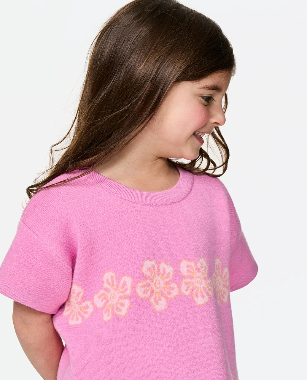 Sunshine Jacquard Tee - Kids - Image 4