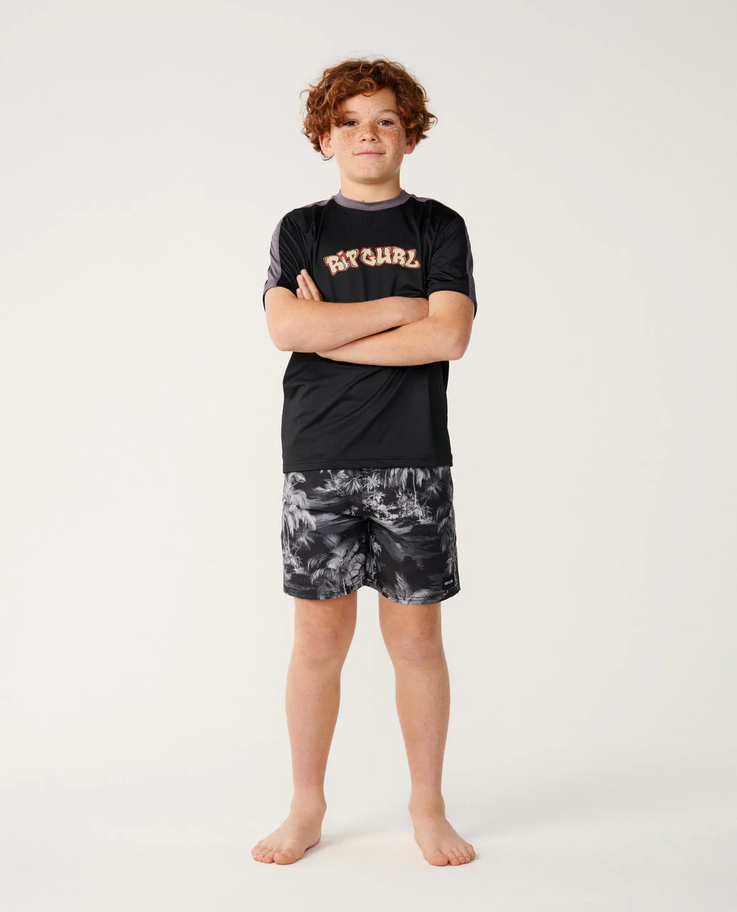 Surf Shack Panel UPF Short Sleeve - Kids - Image 4