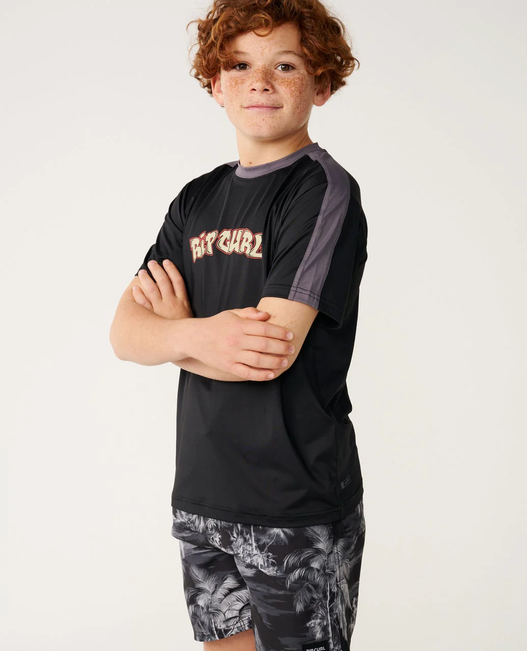 Surf Shack Panel UPF Short Sleeve - Kids - Image 6