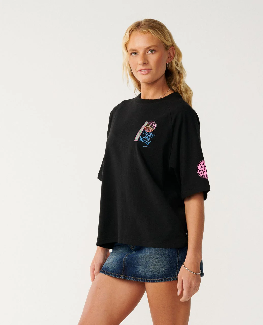 Surf The World Boxy Tee - Image 2