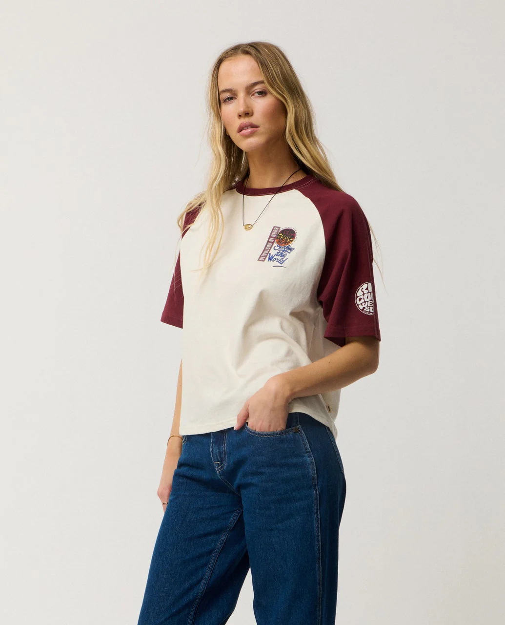 Surf The World Boxy Tee - Image 4