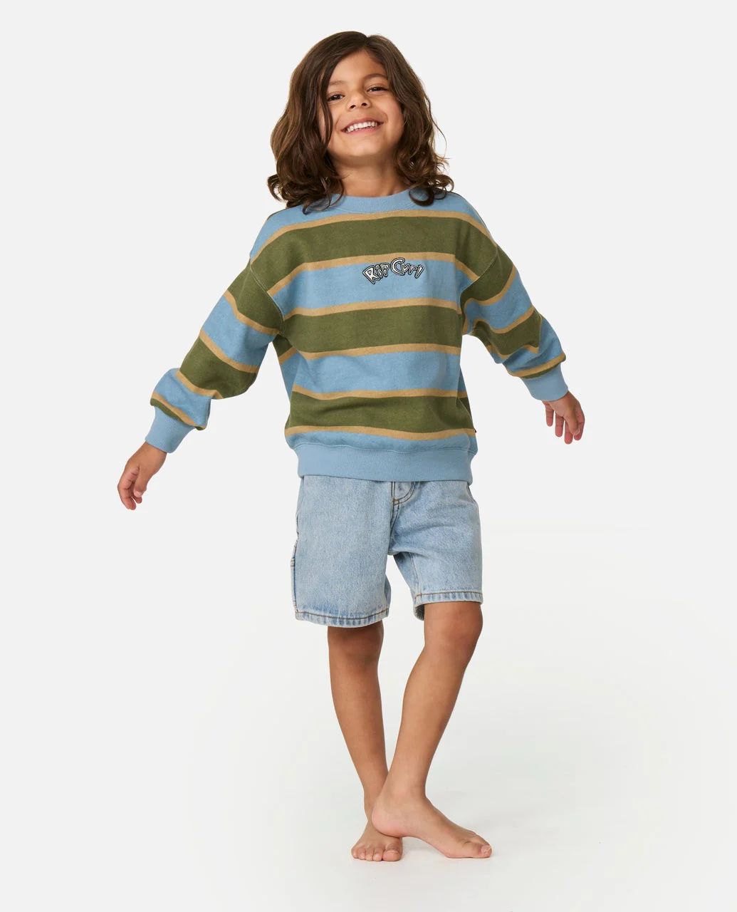 The Wave Stripe Crew - Kids - Image 3
