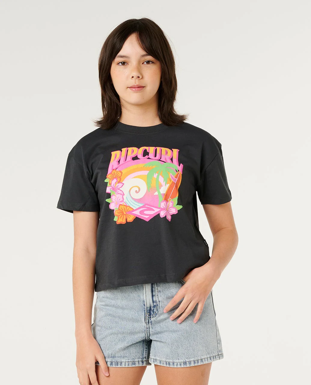 Tropical Dawn Crop Tee- Kids - Image 3