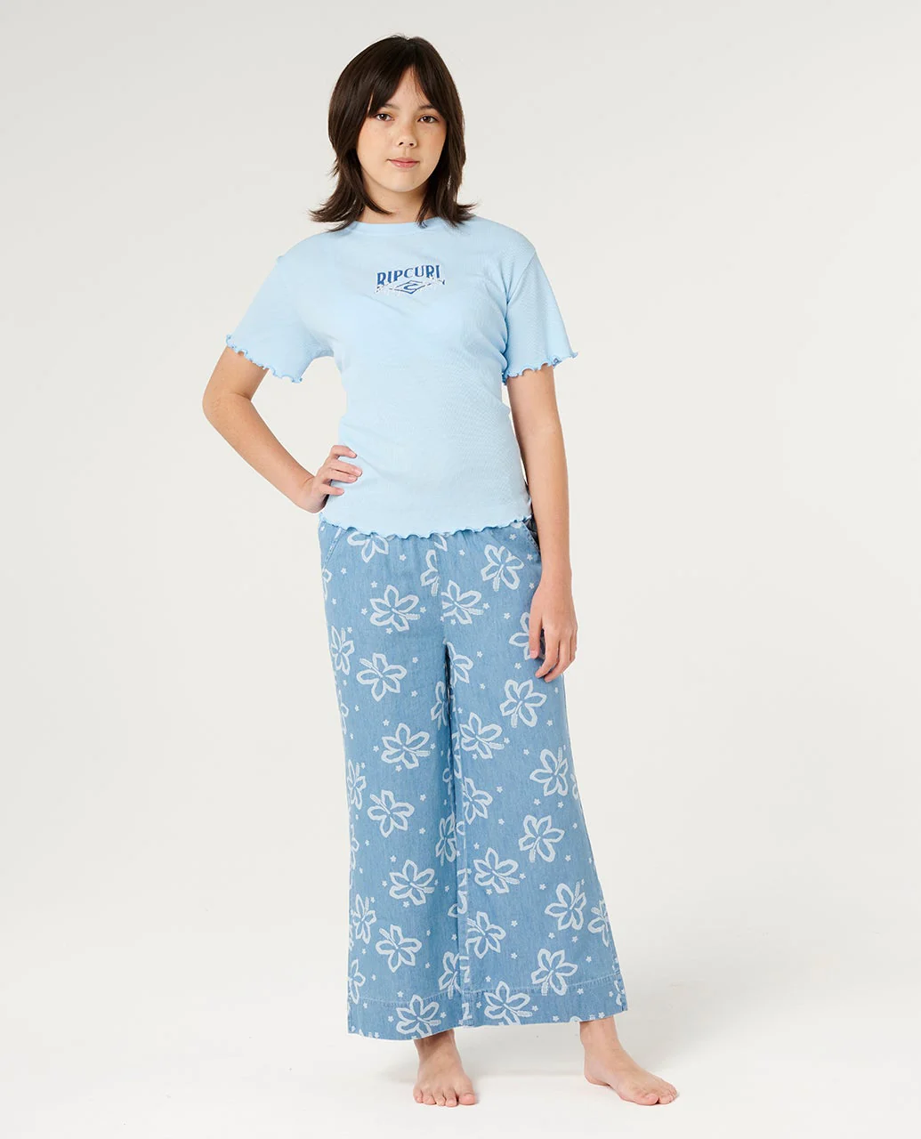 Tropical Dawn Rib Tee - Kids - Image 4