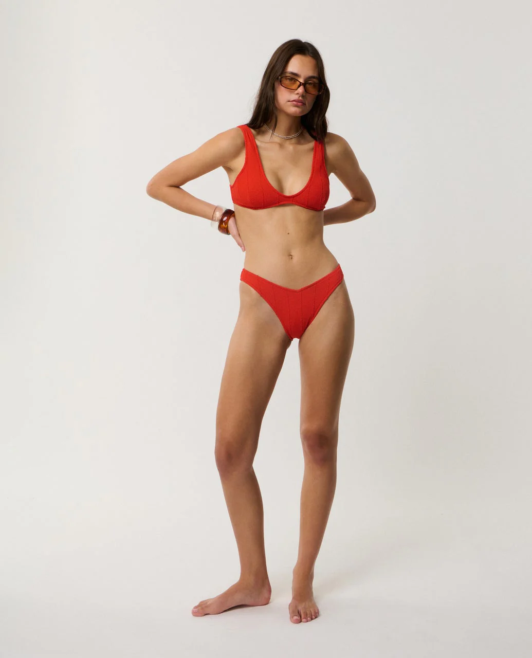 Vibe Surf High Cheeky Coverage Bikini Bottom - Image 4