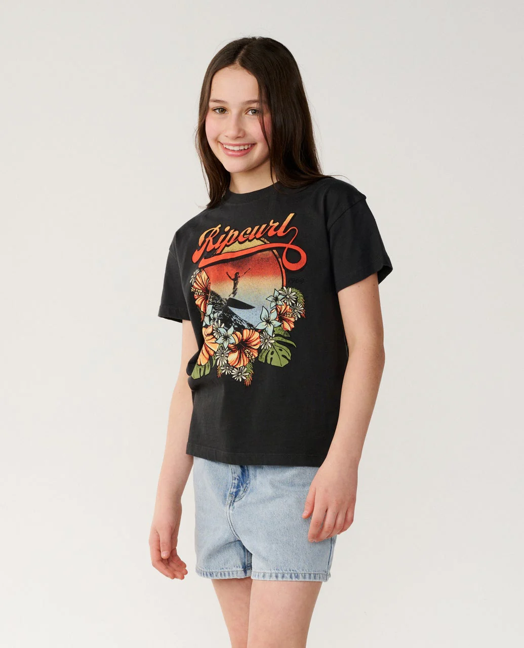 Wave Crop Tee - Kids - Image 2